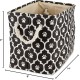 Bone Dry Pet Storage Collection Cotton Grid Paws Nautical Blue, Small Round Bone Dry Pet Storage Collection Cotton Grid Paws Nautical Blue, Small Round