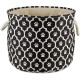Bone Dry Pet Storage Collection Cotton Grid Paws Nautical Blue, Small Round Bone Dry Pet Storage Collection Cotton Grid Paws Nautical Blue, Small Round