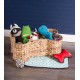 Bone Dry Pet Storage Collection Hyacinth Bone, Dark Brown, Large Bone Dry Pet Storage Collection Hyacinth Bone, Dark Brown, Large