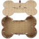 Bone Dry Pet Storage Collection Hyacinth Bone, Dark Brown, Large Bone Dry Pet Storage Collection Hyacinth Bone, Dark Brown, Large