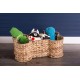 Bone Dry Pet Storage Collection Hyacinth Bone, Dark Brown, Large Bone Dry Pet Storage Collection Hyacinth Bone, Dark Brown, Large