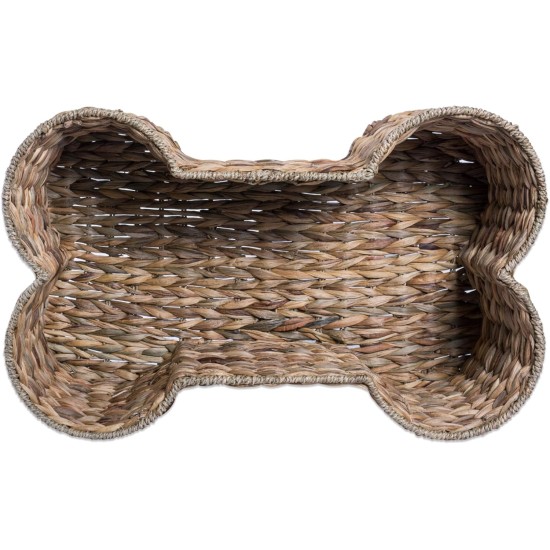 Bone Dry Pet Storage Collection Hyacinth Bone, Natural, Medium Bone Dry Pet Storage Collection Hyacinth Bone, Natural, Medium
