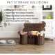 Bone Dry Pet Storage Collection Hyacinth Bone, Natural, Medium