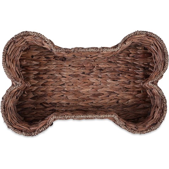 Bone Dry Pet Storage Collection Hyacinth Bone, Natural, Medium Bone Dry Pet Storage Collection Hyacinth Bone, Natural, Medium