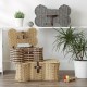Bone Dry Pet Storage Collection Hyacinth Bone, Natural, Medium