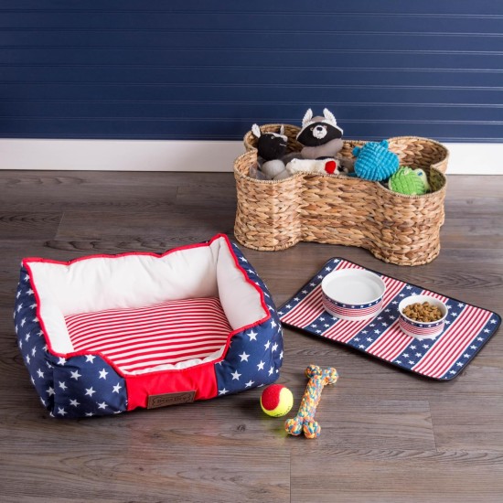 Bone Dry Pet Storage Collection Hyacinth Bone, Natural, Medium Bone Dry Pet Storage Collection Hyacinth Bone, Natural, Medium