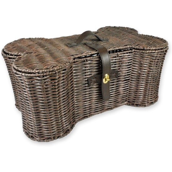 Bone Dry Pet Storage Collection Hyacinth Bone, Natural, Medium Bone Dry Pet Storage Collection Hyacinth Bone, Natural, Medium