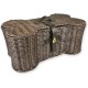 Bone Dry Pet Storage Collection Hyacinth Bone, Natural, Medium