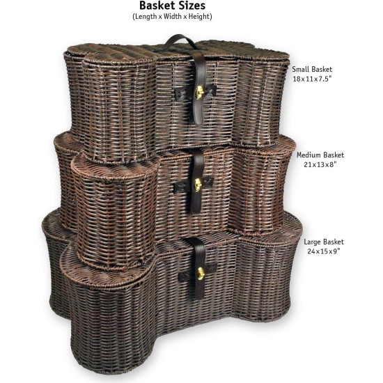 Bone Dry Pet Storage Collection Hyacinth Bone, Natural, Medium Bone Dry Pet Storage Collection Hyacinth Bone, Natural, Medium