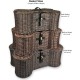 Bone Dry Pet Storage Collection Hyacinth Bone, Natural, Medium