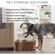 Bone Dry Pet Storage Collection Hyacinth Bone, Natural, Medium