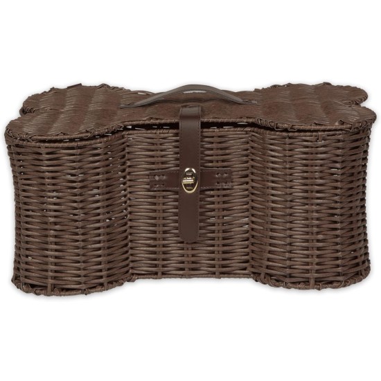 Bone Dry Pet Storage Collection Hyacinth Bone, Natural, Medium Bone Dry Pet Storage Collection Hyacinth Bone, Natural, Medium