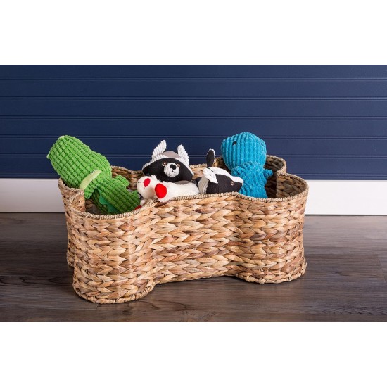 Bone Dry Pet Storage Collection Hyacinth Bone, Natural, Medium Bone Dry Pet Storage Collection Hyacinth Bone, Natural, Medium