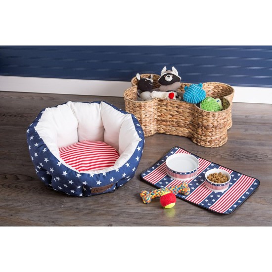Bone Dry Pet Storage Collection Hyacinth Bone, Natural, Medium Bone Dry Pet Storage Collection Hyacinth Bone, Natural, Medium