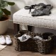 Bone Dry Pet Storage Collection Hyacinth Bone Toy Basket, Water Hyacinth, White Wash, Large Bone Dry Pet Storage Collection Hyacinth Bone Toy Basket, Water Hyacinth, White Wash, Large