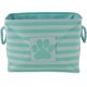 Bone Dry Pet Storage Collection Large Rectangular Pink Paw Print Bin Bone Dry Pet Storage Collection Large Rectangular Pink Paw Print Bin