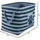 Bone Dry Pet Storage Collection Large Rectangular Pink Paw Print Bin Bone Dry Pet Storage Collection Large Rectangular Pink Paw Print Bin