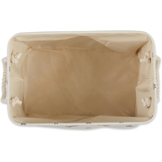 Bone Dry Pet Storage Collection Paw and Bone Print, Medium, Rectangular, 16 x 10 x 12-inch, Grey Bone Dry Pet Storage Collection Paw and Bone Print, Medium, Rectangular, 16 x 10 x 12-inch, Grey