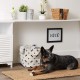 Bone Dry Pet Storage Collection Paw and Bone Print, Medium, Rectangular, 16 x 10 x 12-inch, Grey Bone Dry Pet Storage Collection Paw and Bone Print, Medium, Rectangular, 16 x 10 x 12-inch, Grey
