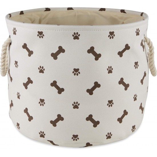 Bone Dry Pet Storage Collection Paw and Bone Print, Medium, Rectangular, 16 x 10 x 12-inch, Grey Bone Dry Pet Storage Collection Paw and Bone Print, Medium, Rectangular, 16 x 10 x 12-inch, Grey