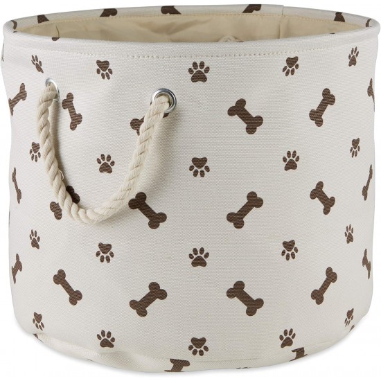 Bone Dry Pet Storage Collection Paw and Bone Print, Medium, Rectangular, 16 x 10 x 12-inch, Grey Bone Dry Pet Storage Collection Paw and Bone Print, Medium, Rectangular, 16 x 10 x 12-inch, Grey