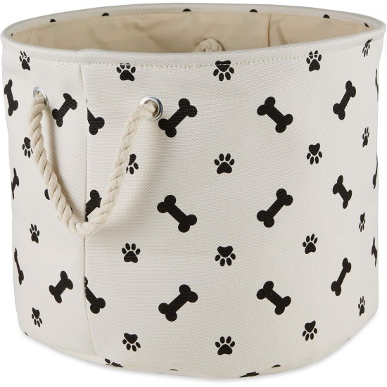 Bone Dry Pet Storage Collection Paw and Bone Print, Medium, Rectangular, 16 x 10 x 12-inch, Grey Bone Dry Pet Storage Collection Paw and Bone Print, Medium, Rectangular, 16 x 10 x 12-inch, Grey