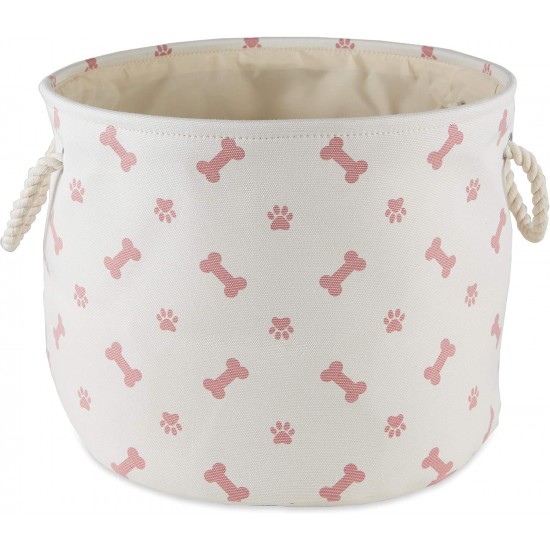 Bone Dry Pet Storage Collection Paw and Bone Print, Medium, Rectangular, 16 x 10 x 12-inch, Grey Bone Dry Pet Storage Collection Paw and Bone Print, Medium, Rectangular, 16 x 10 x 12-inch, Grey