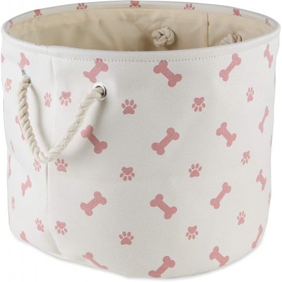 Bone Dry Pet Storage Collection Paw and Bone Print, Medium, Rectangular, 16 x 10 x 12-inch, Grey Bone Dry Pet Storage Collection Paw and Bone Print, Medium, Rectangular, 16 x 10 x 12-inch, Grey