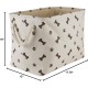 Bone Dry Pet Storage Collection Paw and Bone Print, Medium, Rectangular, 16 x 10 x 12-inch, Grey Bone Dry Pet Storage Collection Paw and Bone Print, Medium, Rectangular, 16 x 10 x 12-inch, Grey