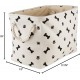 Bone Dry Pet Storage Collection Paw and Bone Print, Medium, Rectangular, 16 x 10 x 12-inch, Grey Bone Dry Pet Storage Collection Paw and Bone Print, Medium, Rectangular, 16 x 10 x 12-inch, Grey