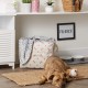 Bone Dry Pet Storage Collection Paw and Bone Print, Medium, Rectangular, 16 x 10 x 12-inch, Grey Bone Dry Pet Storage Collection Paw and Bone Print, Medium, Rectangular, 16 x 10 x 12-inch, Grey