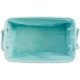 Bone Dry Pet Storage Collection Small Rectangular Stripe Paw Badge Waste Bin - Aquamarine Bone Dry Pet Storage Collection Small Rectangular Stripe Paw Badge Waste Bin - Aquamarine
