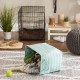 Bone Dry Pet Storage Collection Small Rectangular Stripe Paw Badge Waste Bin - Aquamarine Bone Dry Pet Storage Collection Small Rectangular Stripe Paw Badge Waste Bin - Aquamarine