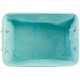 Bone Dry Pet Storage Collection Small Rectangular Stripe Paw Badge Waste Bin - Aquamarine Bone Dry Pet Storage Collection Small Rectangular Stripe Paw Badge Waste Bin - Aquamarine