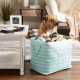 Bone Dry Pet Storage Collection Small Rectangular Stripe Paw Badge Waste Bin - Aquamarine Bone Dry Pet Storage Collection Small Rectangular Stripe Paw Badge Waste Bin - Aquamarine