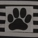Bone Dry Pet Storage Collection Small Rectangular Stripe Paw Badge Waste Bin - Aquamarine Bone Dry Pet Storage Collection Small Rectangular Stripe Paw Badge Waste Bin - Aquamarine