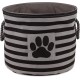 Bone Dry Pet Storage Collection Small Rectangular Stripe Paw Badge Waste Bin - Aquamarine Bone Dry Pet Storage Collection Small Rectangular Stripe Paw Badge Waste Bin - Aquamarine