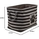 Bone Dry Pet Storage Collection Small Rectangular Stripe Paw Badge Waste Bin - Aquamarine Bone Dry Pet Storage Collection Small Rectangular Stripe Paw Badge Waste Bin - Aquamarine
