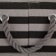 Bone Dry Pet Storage Collection Small Rectangular Stripe Paw Badge Waste Bin - Aquamarine Bone Dry Pet Storage Collection Small Rectangular Stripe Paw Badge Waste Bin - Aquamarine