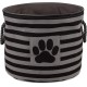Bone Dry Pet Storage Collection Small Rectangular Stripe Paw Badge Waste Bin - Aquamarine Bone Dry Pet Storage Collection Small Rectangular Stripe Paw Badge Waste Bin - Aquamarine
