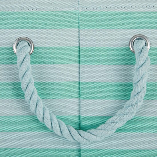 Bone Dry Pet Storage Collection Small Rectangular Stripe Paw Badge Waste Bin - Aquamarine Bone Dry Pet Storage Collection Small Rectangular Stripe Paw Badge Waste Bin - Aquamarine