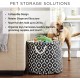 Bone Dry Pet Storage Collection Small Rectangular Stripe Paw Badge Waste Bin - Aquamarine Bone Dry Pet Storage Collection Small Rectangular Stripe Paw Badge Waste Bin - Aquamarine