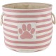 Bone Dry Pet Storage Collection Small Rectangular Stripe Paw Badge Waste Bin - Aquamarine Bone Dry Pet Storage Collection Small Rectangular Stripe Paw Badge Waste Bin - Aquamarine