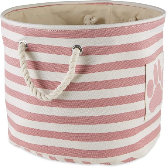 Bone Dry Pet Storage Collection Small Rectangular Stripe Paw Badge Waste Bin - Aquamarine Bone Dry Pet Storage Collection Small Rectangular Stripe Paw Badge Waste Bin - Aquamarine