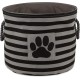 Bone Dry Pet Storage Collection Small Rectangular Stripe Paw Badge Waste Bin - Aquamarine Bone Dry Pet Storage Collection Small Rectangular Stripe Paw Badge Waste Bin - Aquamarine