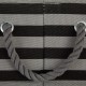 Bone Dry Pet Storage Collection Small Rectangular Stripe Paw Badge Waste Bin - Aquamarine Bone Dry Pet Storage Collection Small Rectangular Stripe Paw Badge Waste Bin - Aquamarine