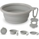 Bonza Extra Large Collapsible Dog Bowl 1500 ml, Sturdy Reinforced Rim, Portable Essential Dog Accessories and Travel Dog Bowls, with Carabiner, Keychain, Dog Travel Accessories, Dog Camping Gear Bonza Extra Large Collapsible Dog Bowl 1500 ml, Sturdy Reinforced Rim, Portable Essential Dog Accessories and Travel Dog Bowls, with Carabiner, Keychain, Dog Travel Accessories, Dog Camping Gear