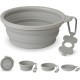 Bonza Extra Large Collapsible Dog Bowl 1500 ml, Sturdy Reinforced Rim, Portable Essential Dog Accessories and Travel Dog Bowls, with Carabiner, Keychain, Dog Travel Accessories, Dog Camping Gear Bonza Extra Large Collapsible Dog Bowl 1500 ml, Sturdy Reinforced Rim, Portable Essential Dog Accessories and Travel Dog Bowls, with Carabiner, Keychain, Dog Travel Accessories, Dog Camping Gear