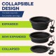 Bonza Large Collapsible Dog Bowl 1000 ml Sturdy Reinforced Rim Includes Carabiner & Water Bottle Holder Keyring Evergreen Bonza Large Collapsible Dog Bowl 1000 ml Sturdy Reinforced Rim Includes Carabiner & Water Bottle Holder Keyring Evergreen