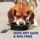 Bonza Large Collapsible Dog Bowl 1000 ml Sturdy Reinforced Rim Includes Carabiner & Water Bottle Holder Keyring Evergreen Bonza Large Collapsible Dog Bowl 1000 ml Sturdy Reinforced Rim Includes Carabiner & Water Bottle Holder Keyring Evergreen